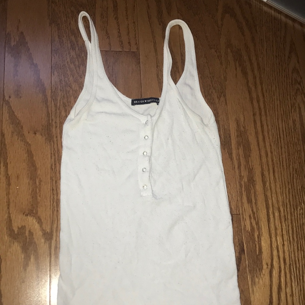 Brandy Melville Semi-Button Up Tank
